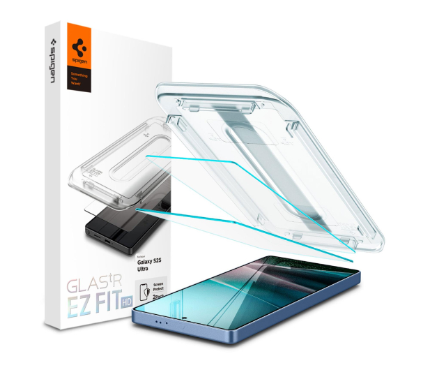SPIGEN Glas.Tr ”Ez Fit” 2-Pack do Samsung Galaxy S25 Ultra Clear AGL09082 - 1313152 - zdjęcie